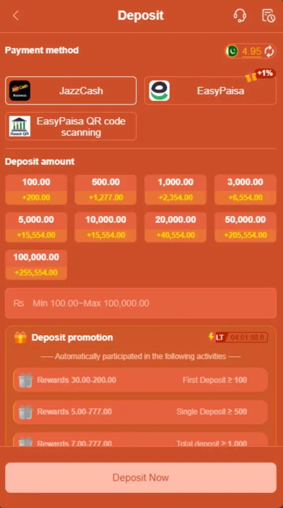 EP789 Game Deposit Method JazzCash EasyPaisa Pakistan