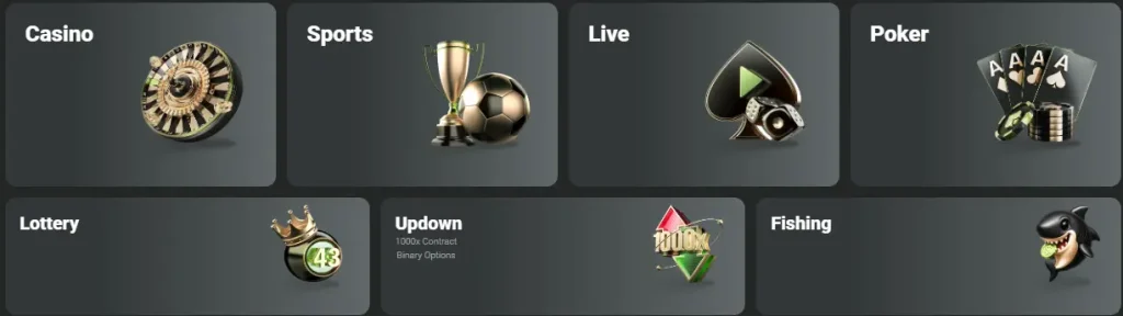 JB Game categories casino sports live poker lottery